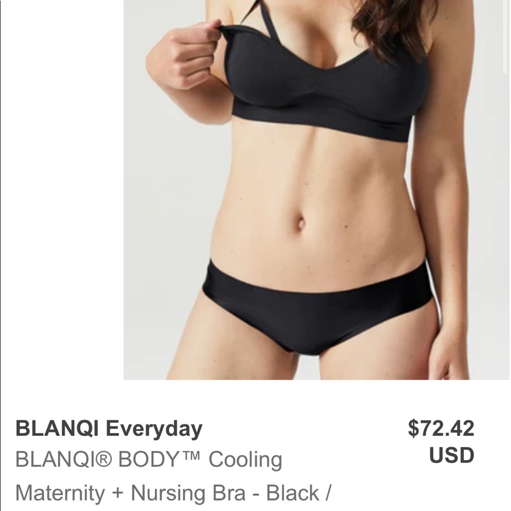 BLANQI cooling maternity & nursing bra